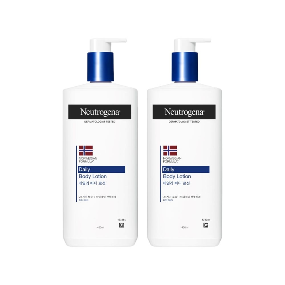 [롯데백화점] 뉴트로지나 노르웨이지안 포뮬라 데일리 바디 로션 450ml x 2개 LE1217892537