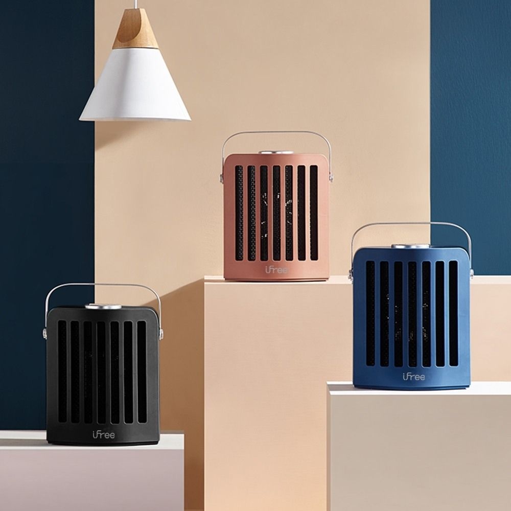 [패션플러스][갓샵]미니 전기 가정용 온풍기 히터 사무실 발난로 iFREE