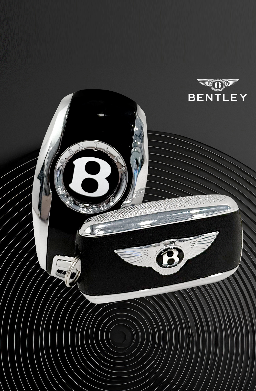 자체제작 벤틀리 (정품호환) 뉴 컨티넨탈 GT, 뉴 플라잉스퍼 벤테이가 최신형 스마트키 소장용 수리용 부품키