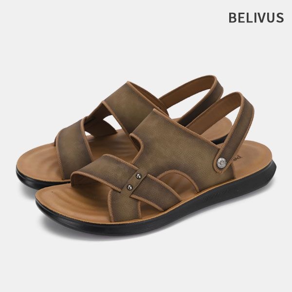 (주)빌리버스협력업체 빌리버스 남자 샌들 여행 스트랩 슬리퍼 VM538
