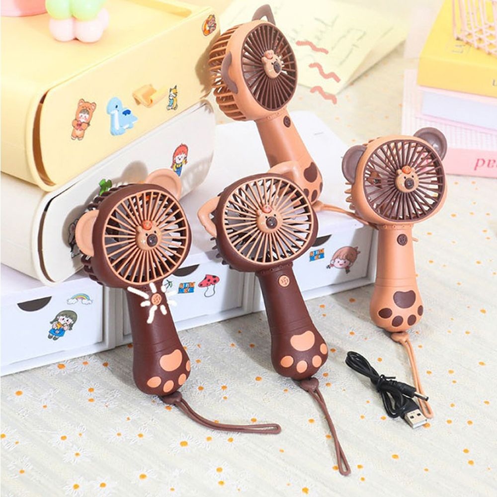 카피바라 캐릭터 미니 선풍기 귀여운 휴대용 USB 팬