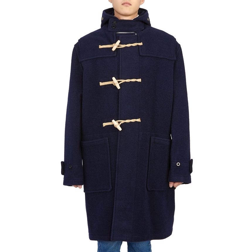 [오늘출발] 글로버올 GLOVERALL 몬티 남성 후드 더플 코트 MC5750 52 NAVY