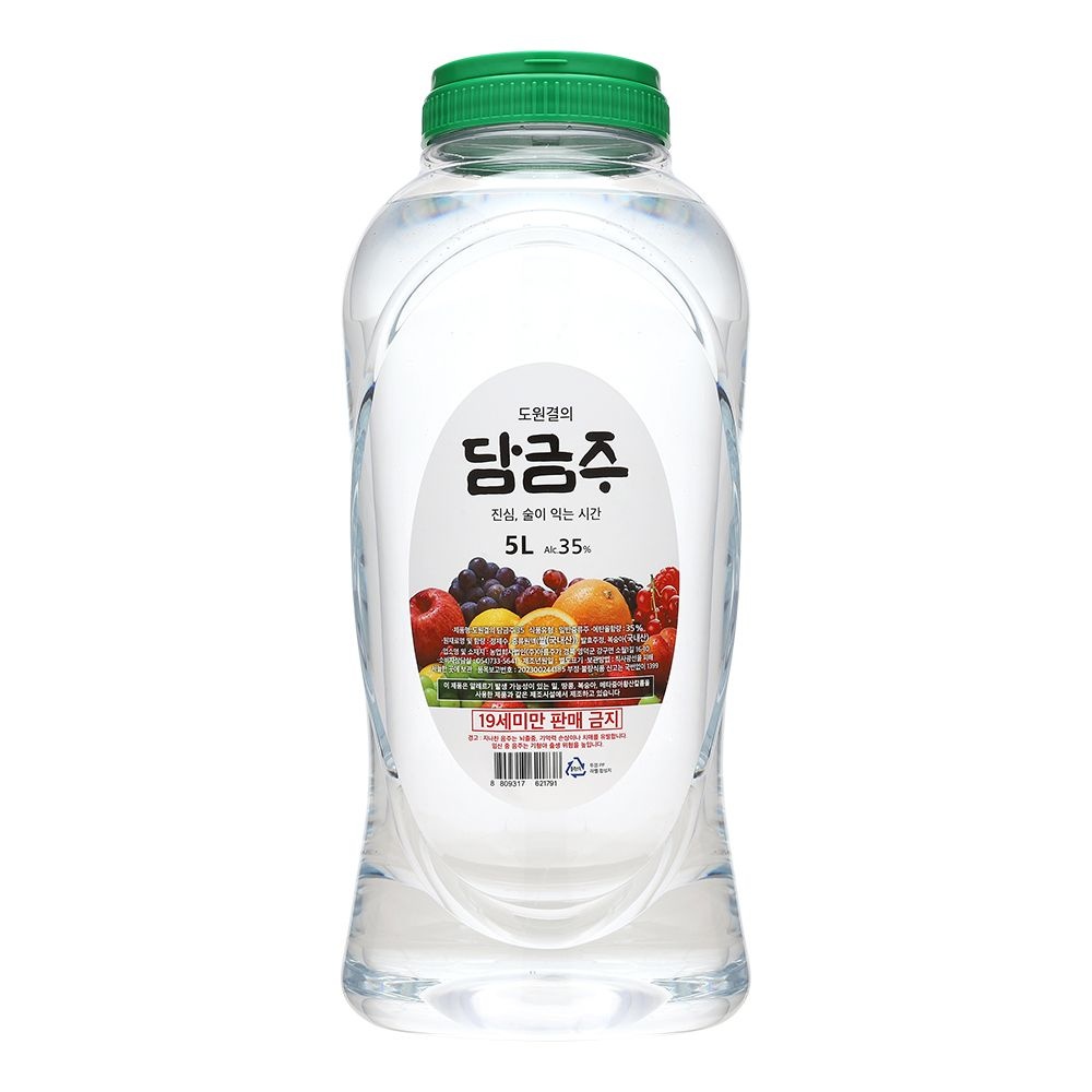 아름주가 도원결의 담금주 35도 5000ml 무감미 쌀증류원액