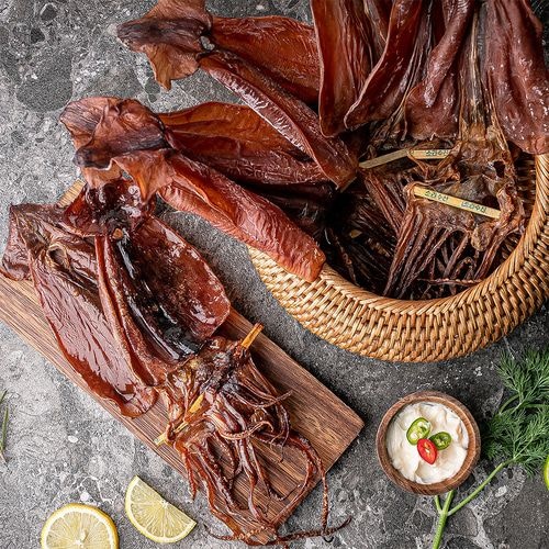 [온누리상품 상생페이백] 건대장 국내산 쫄쫄이 마른 오징어 10미 500g 내외