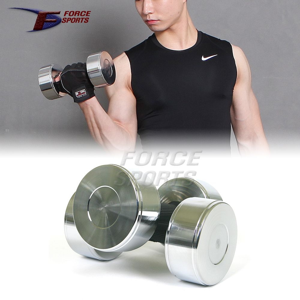 포스스포츠 국산 도금아령 ~15kg x1개/덤벨