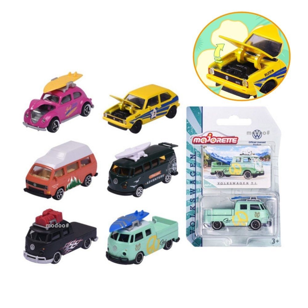 정교한 다이캐스트 폭스바켄 클래식카 미니카 랜덤 1종