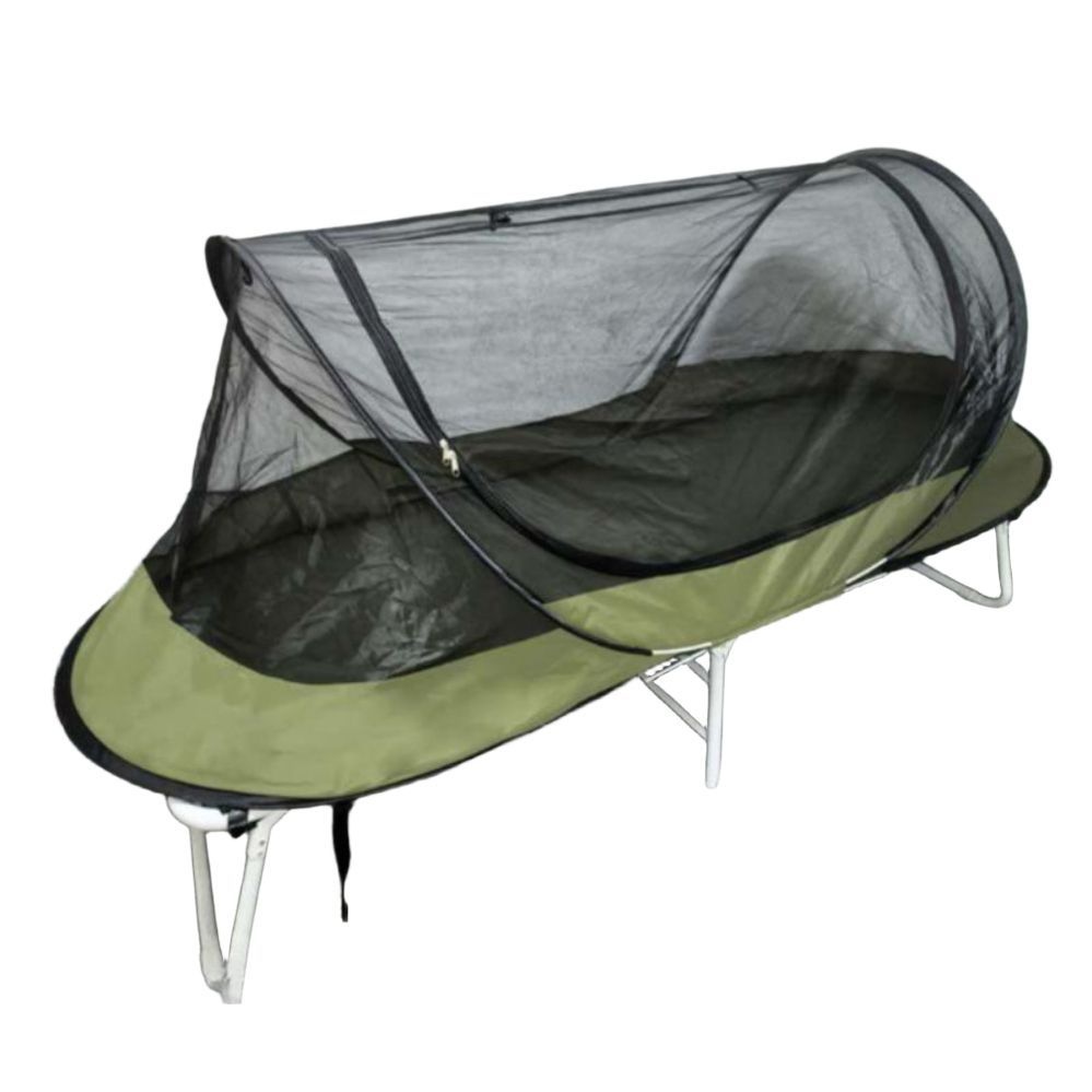 [해외] 싱글 천막 접이식 점심 침대 방충망 계정 외 캠핑 모기장
