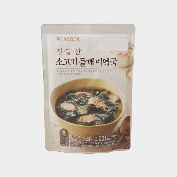 정갈한 소고기들깨미역국 500g 2개