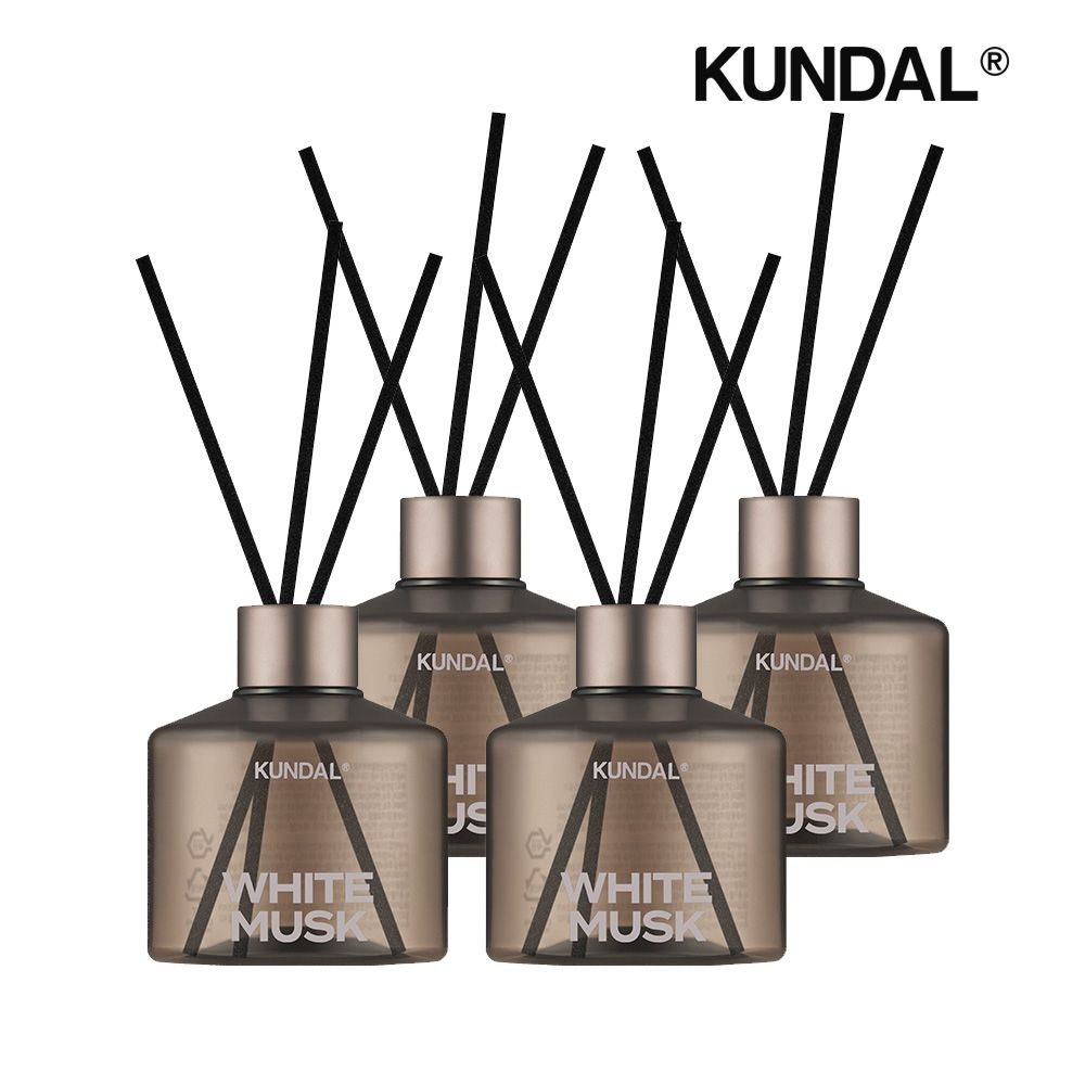 쿤달 퍼퓸 디퓨저 화이트머스크 200ml x4개