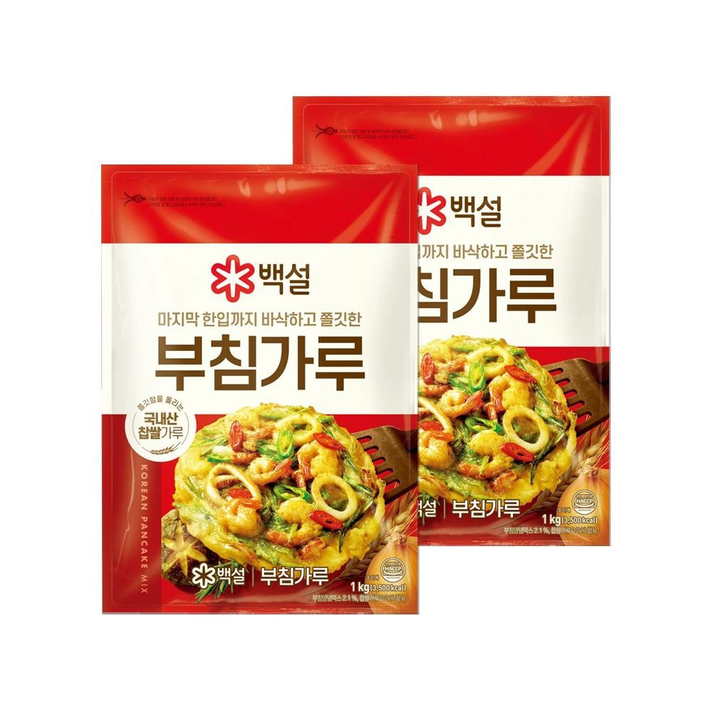 CJ제일제당 백설 부침가루 1kg x2개