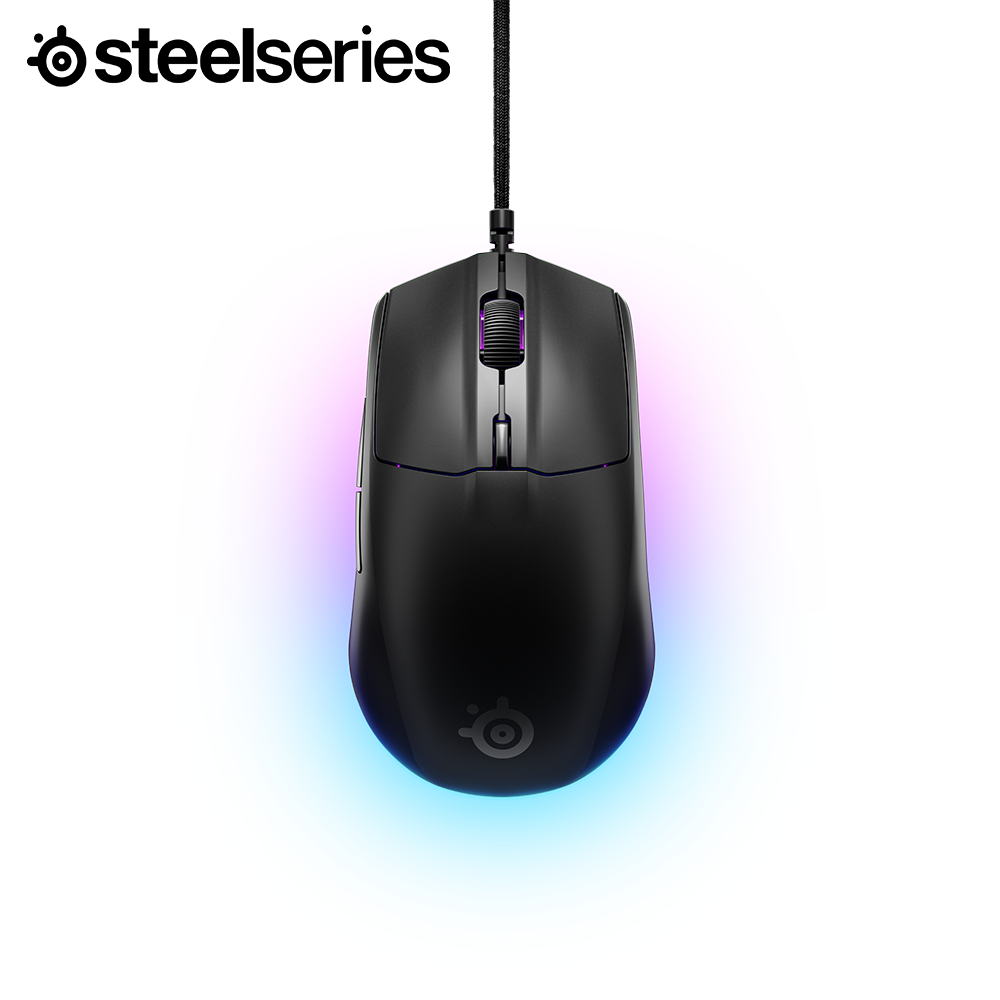 스틸시리즈 Rival 3 Gen 2 Black 유선 게이밍 마우스 62515