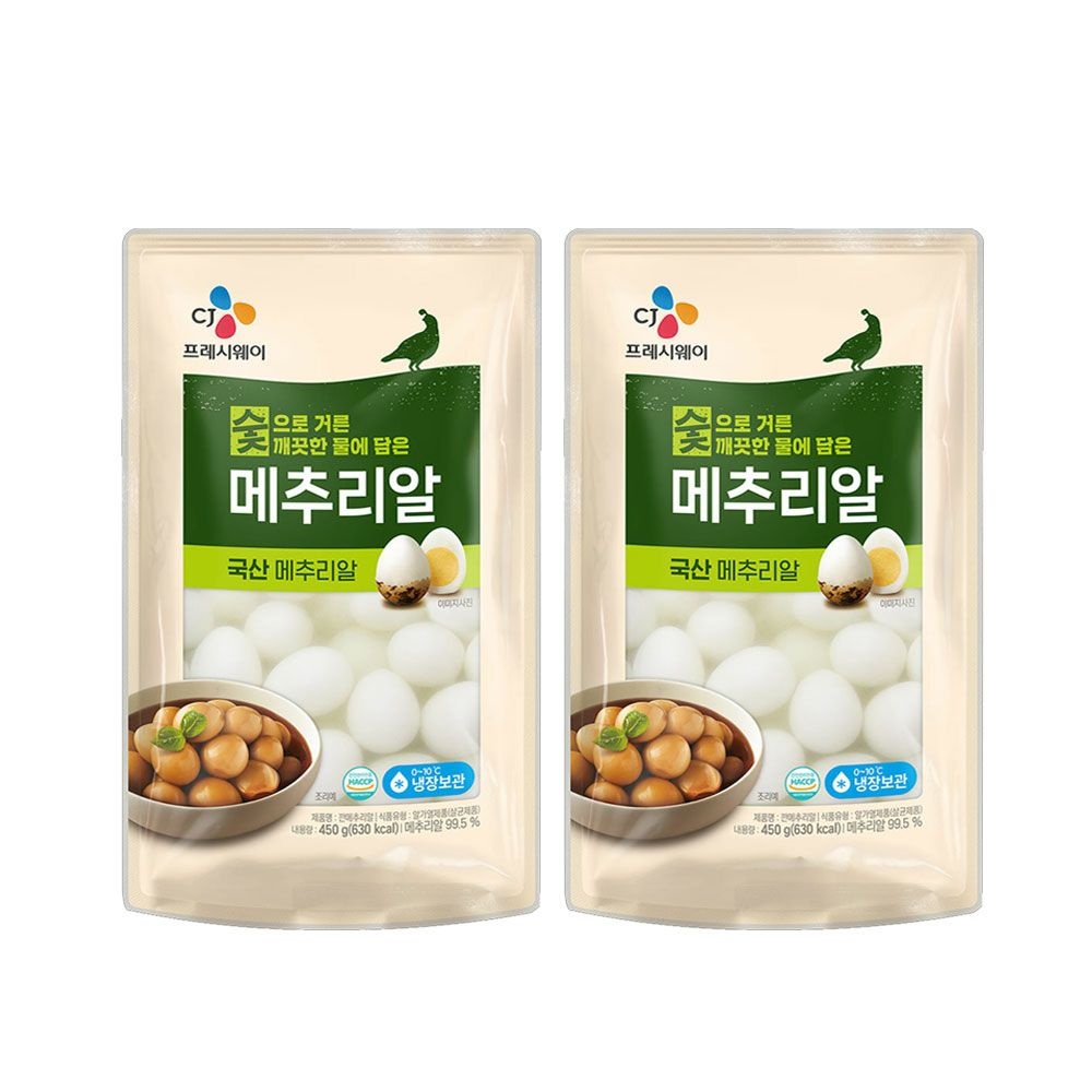 CJ제일제당 CJ 깐메추리알 450g x2개