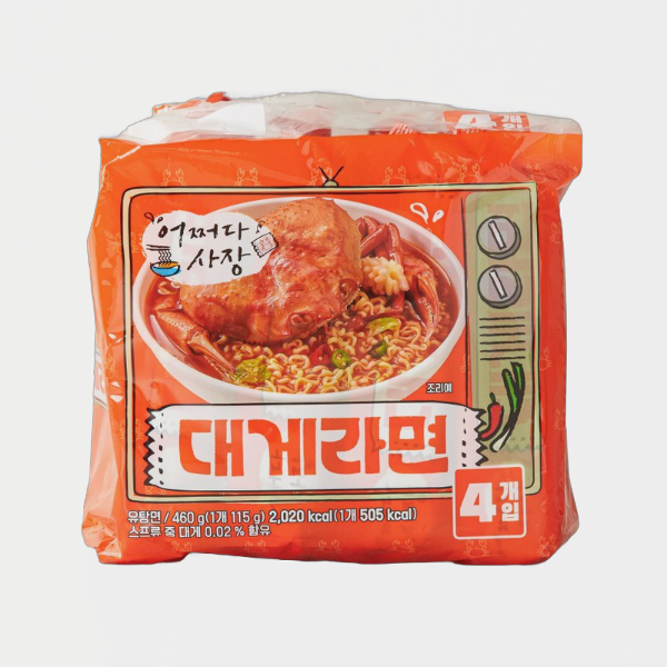 어쩌다사장3 대게라면 4입 2개 맛있는 라면 추천 탕비실 사무실 간식