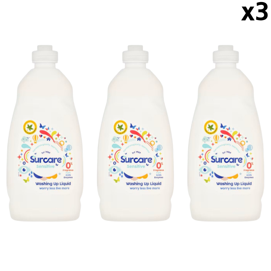 [해외] Surcare 설케어 무향 주방세제 450ml x3