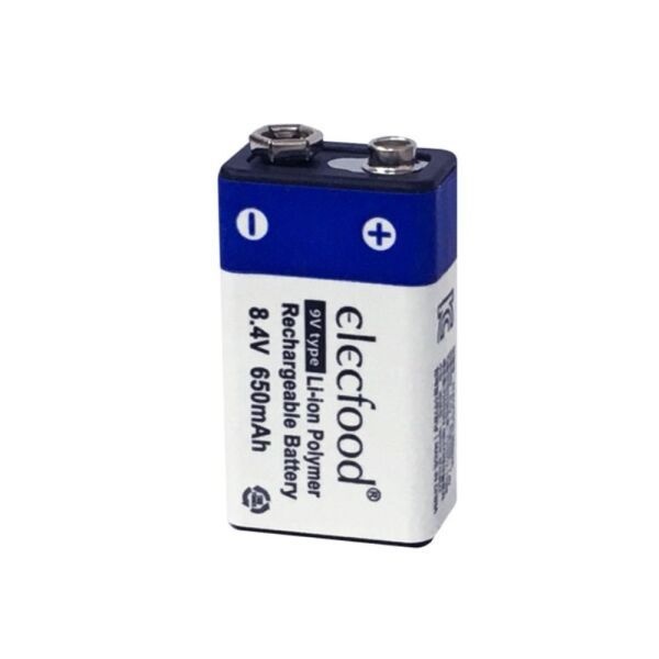 [에이치플러스몰] 리튬폴리머 배터리 사각 9V 충전지 건전지 니켈수소