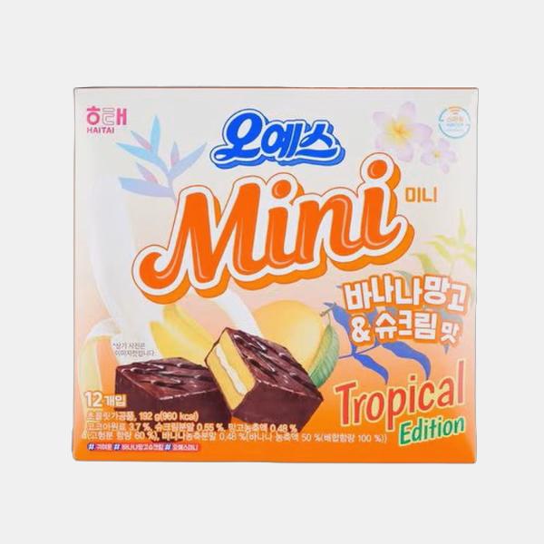 신상 해태 오예스미니 망고바나나 192g 1개