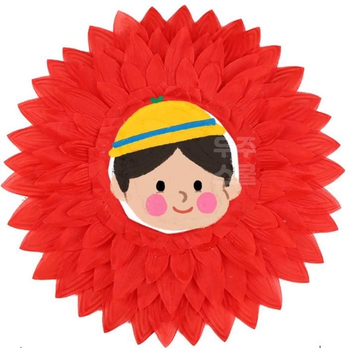 상세페이지 참조 [LFORV666_57]우주스쿨 카네이션 머리띠 인간카네이션