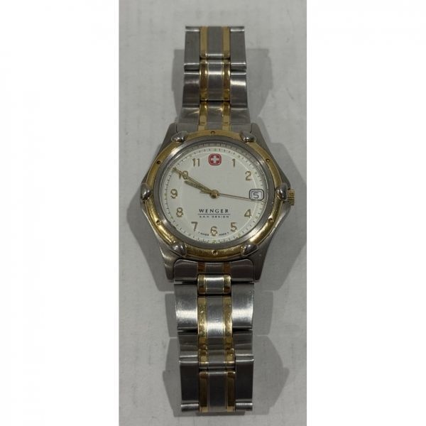 Wenger Wenger S.A.K 디자인 Men Date 다이얼 스테인레스 스틸 2 Tone 36mm 시계 [세금포함] [정품] 명품시계 손목시계 패션시계 294