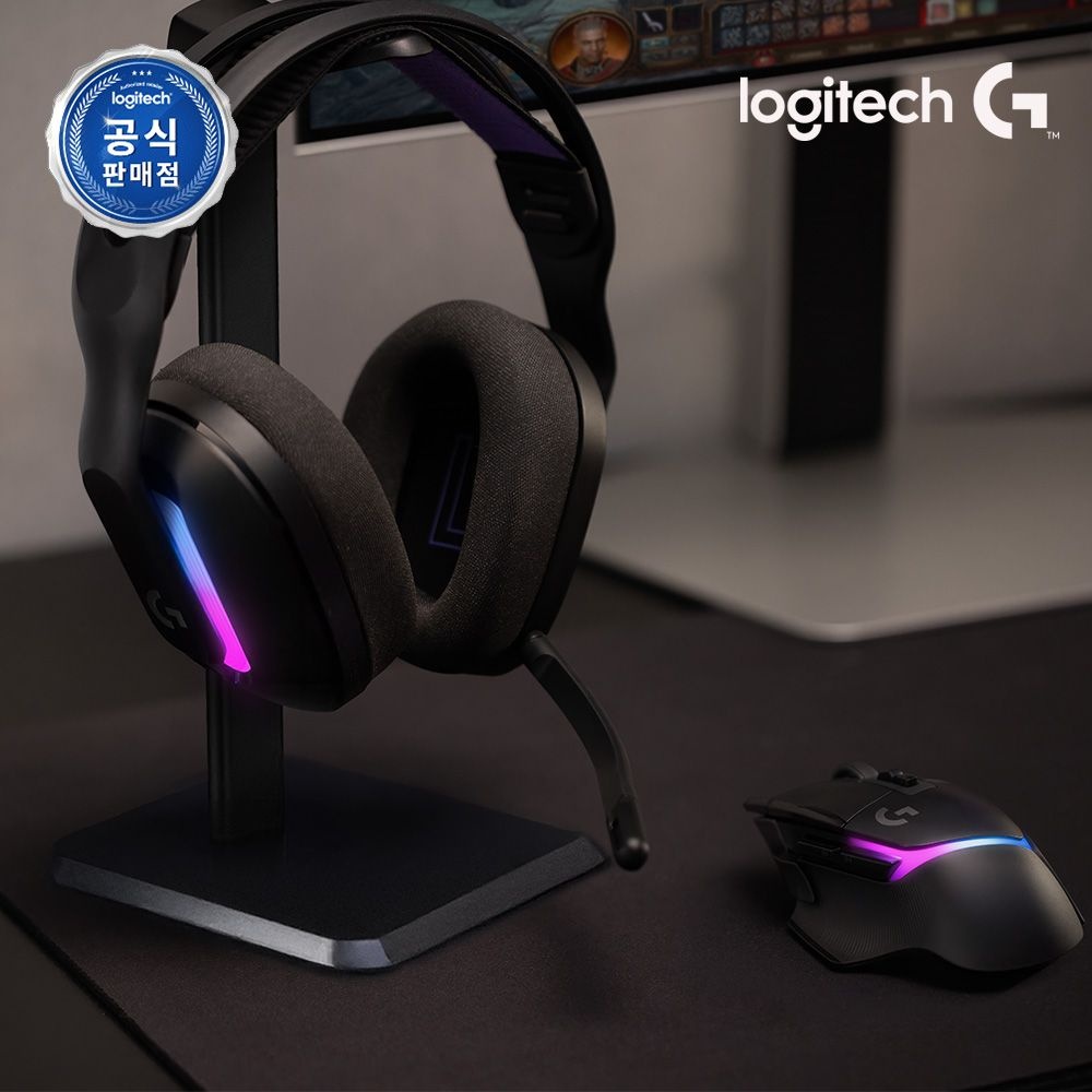 로지텍코리아 로지텍G 로지텍코리아 공식 G522 LIGHTSPEED 무선 게이밍 헤드셋 + G502 X PLUS  게이밍 마우스 세트