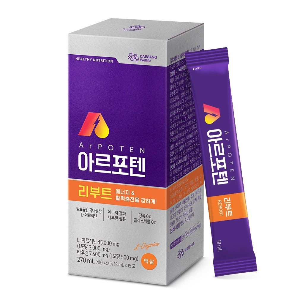 (1+1) 아르포텐아르지닌 리부트, 270ml, 1개 2Set