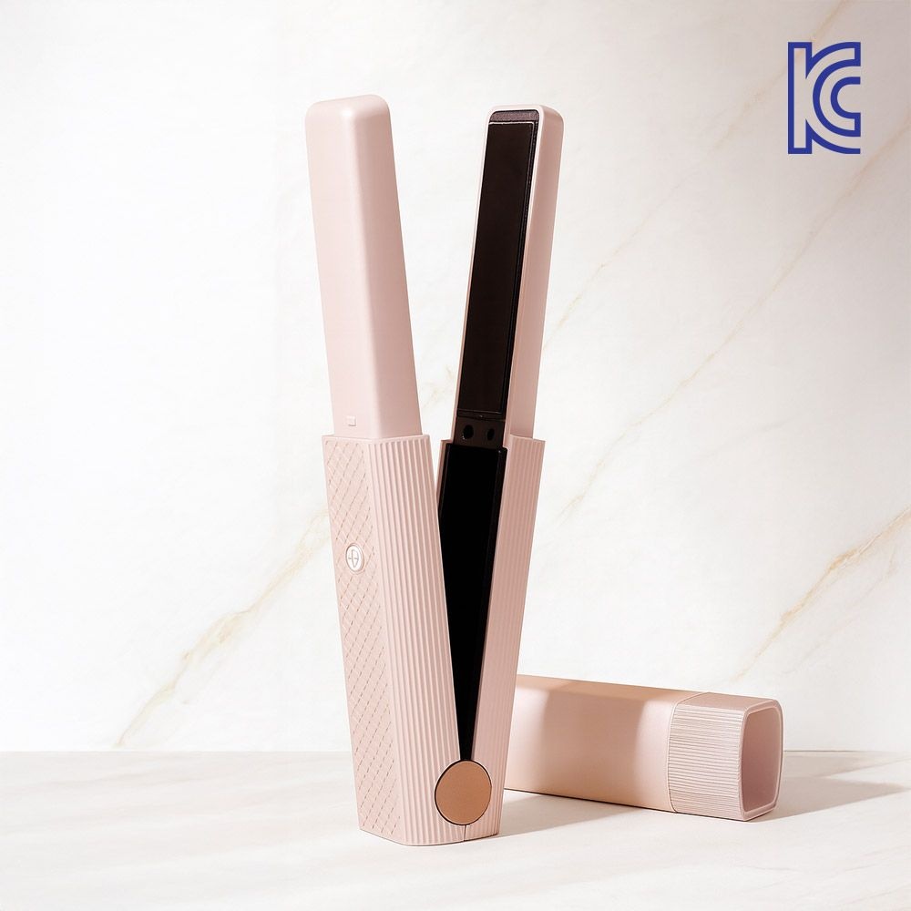 무선 고데기 USB 충전식 미니 판고데기 세라믹 열판 여행용 휴대용 헤어 스타일러 학생용 출장용 스트레이트기