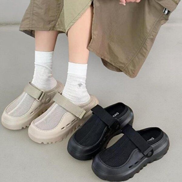 [신상오픈런]|CCS7C55|여성용 여름 통기성 메쉬 슬립온 신발