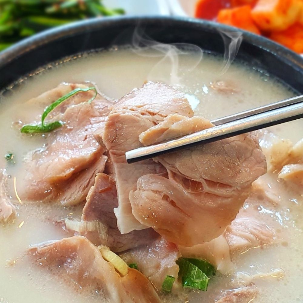 조선 돼지국밥 부산 돼지 수육 국밥 다대기 밀키트