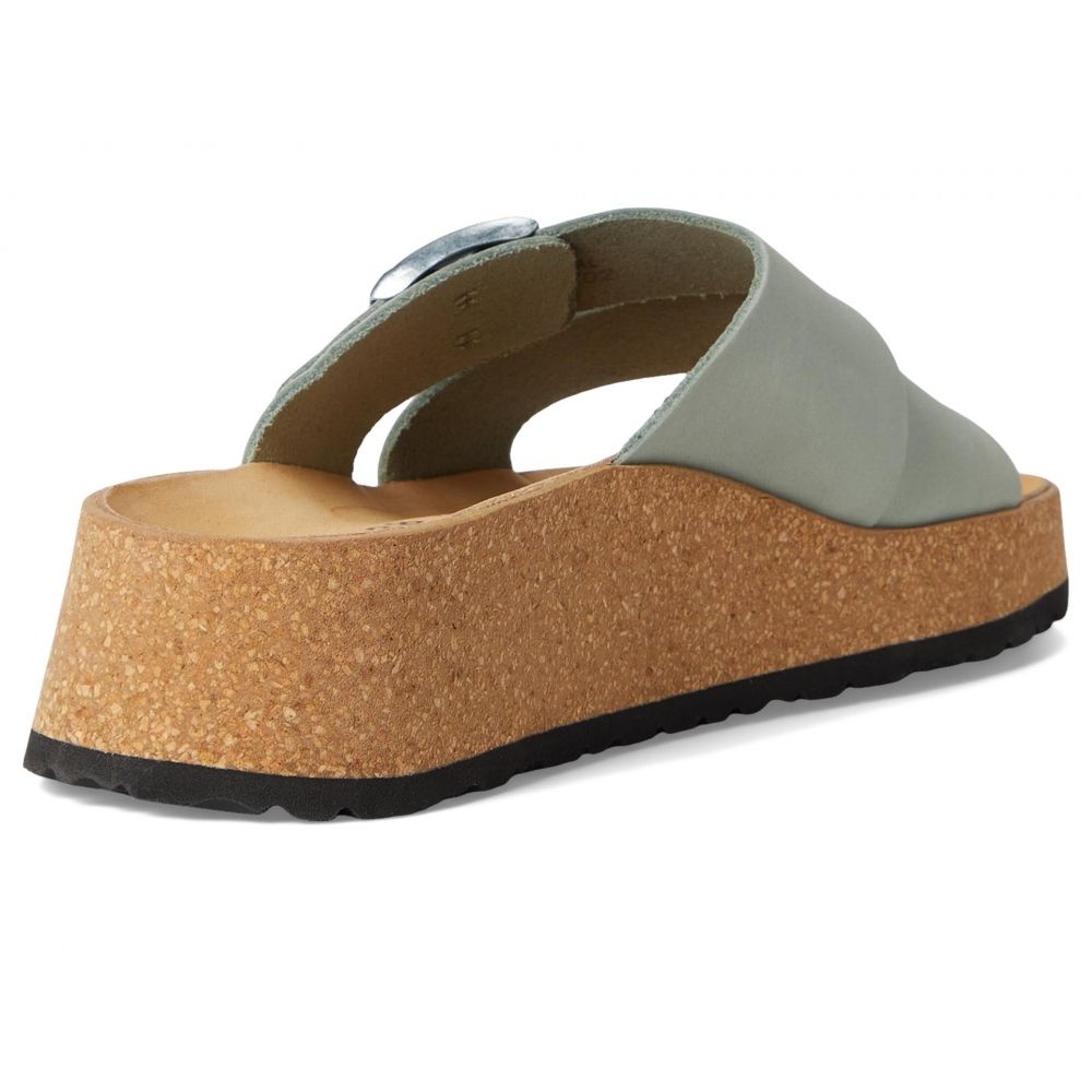 파필리오 바이 버켄스탁 알미나 플랫폼 샌들 - 누벅 퓨어 세이지