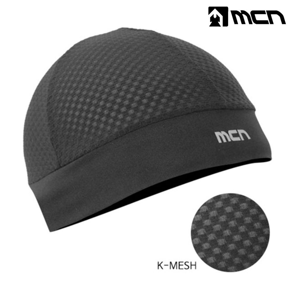 엠씨엔 MCN 매쉬 스컬캡 블랙 자전거 헬스 런닝 땀밴드