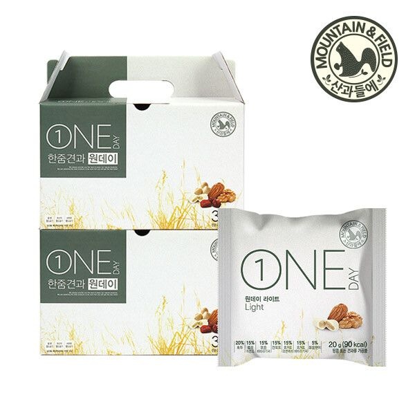 산과들에 (현대Hmall) [산과들에] 요거트 하루 한줌견과류 원데이라이트 30봉+30봉 선물세트