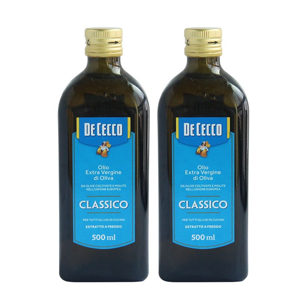 [해외] 데체코 클래식 엑스트라 버진 올리브 오일 500ml x 2병세트