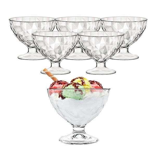 보르미올리 다이아몬드주니어디저트볼220ml 6p 빙수볼 아이스크림