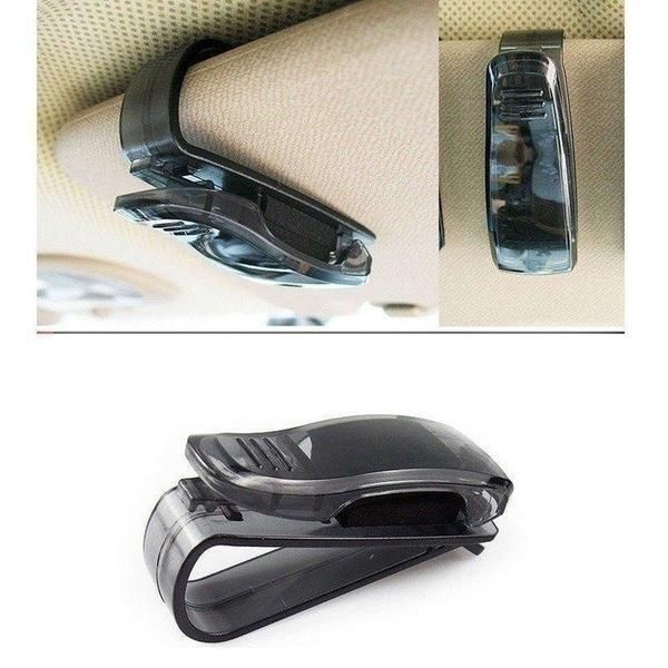 차량용 선글라스 거치대 안경 홀더 집게 주차권 영수증 명함 주유권 수납 고정 지지대 안전장치