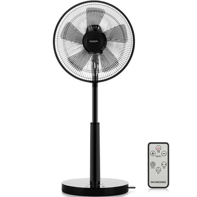 대웅모닝컴 블랙라인 DC 리모컨 스탠드 선풍기 CZDC4380R