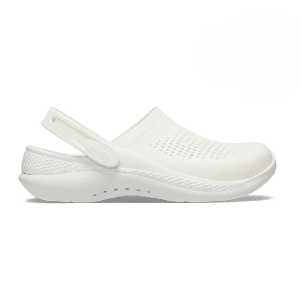 크록스 크록스 본사 라이트라이드 360 클로그 올모스트 화이트 샌들 206708-1CV