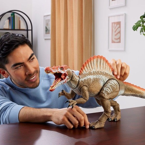 새로운 Mattel 쥬라기 세계 해먼드 컬렉션 스피노사우루스 액션