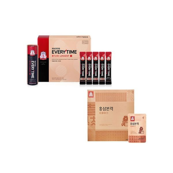 정관장 [하프클럽/정관장]홍삼정 에브리타임 롱기스트 10ml x 20포 + 홍삼본력 40ml x 30포