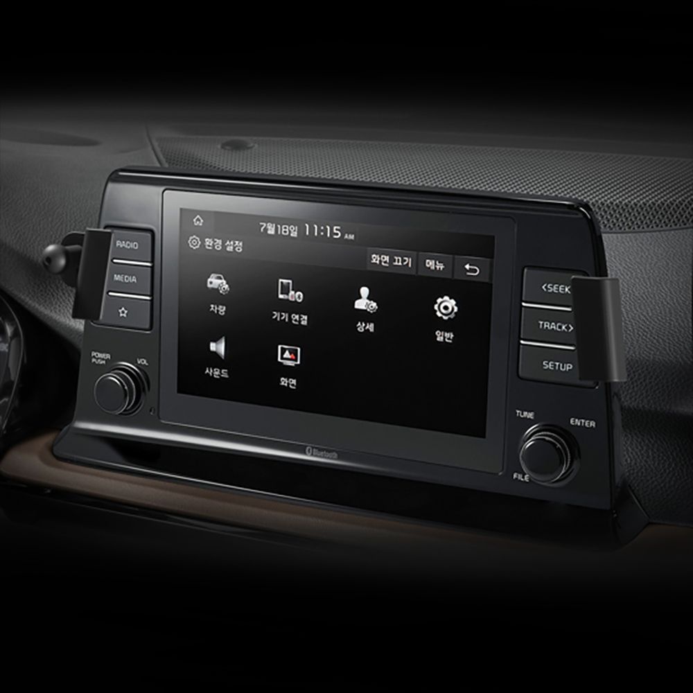 픽스 셀토스(19-22년 페리이전) 전용 핸드폰 무선충전거치대 세트