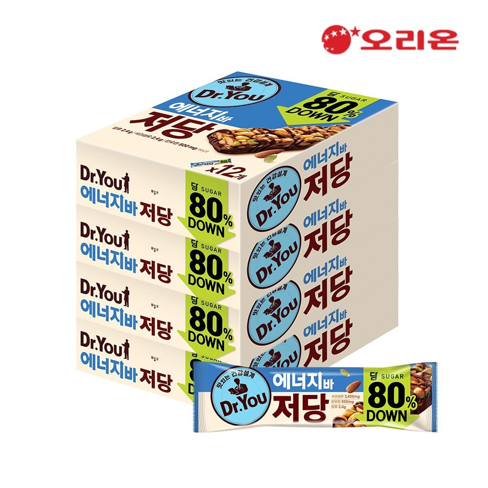 오리온 에너지바 저당 1P (50g) x 48개