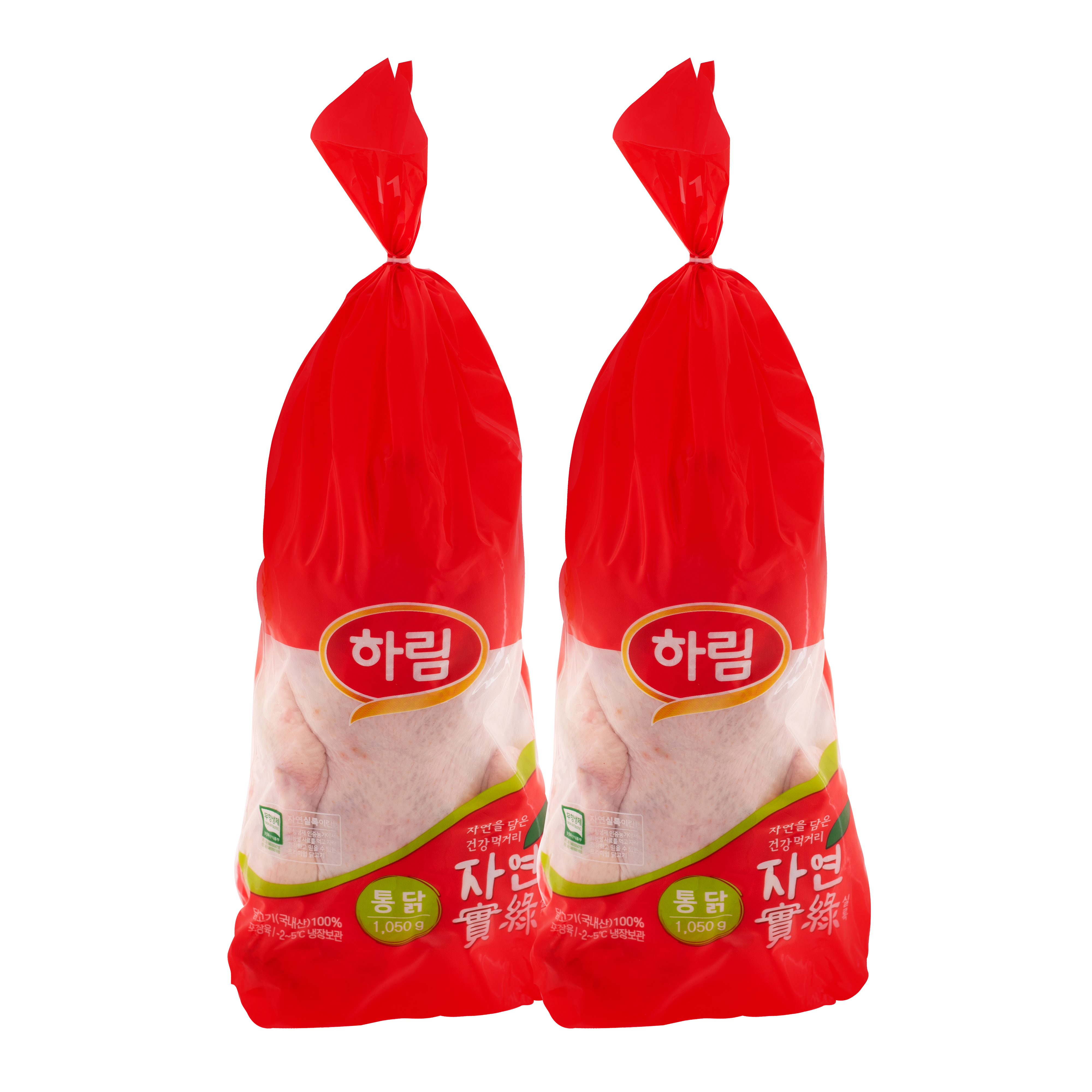 하림 자연실록 11호 생닭 1050g 2봉 국내산 냉장 통닭