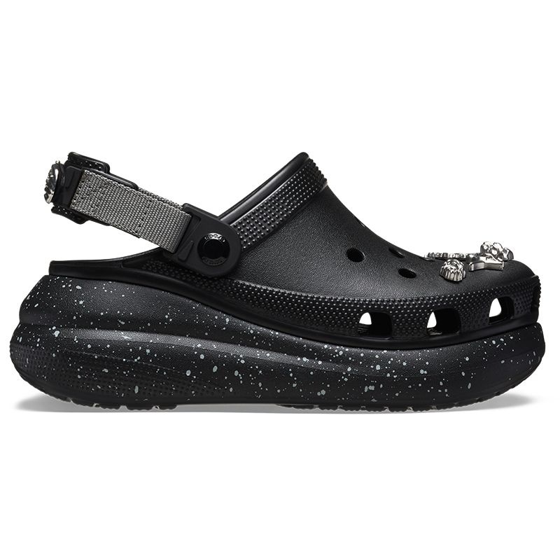 크록스 [크록스] 공용 크러쉬 엠벨리쉬드 클로그 블랙 (210685_001)