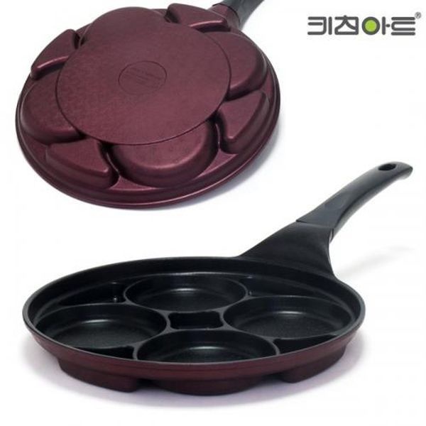 서울리빙 키친아트 금상첨화 멀티 에그팬 4구