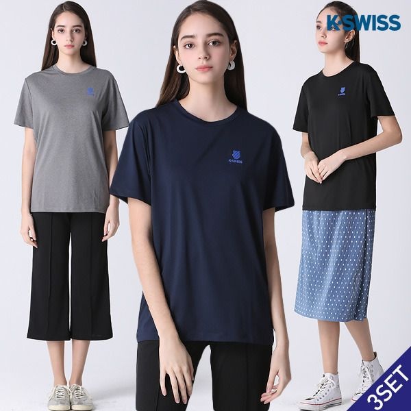 (현대Hmall) [케이스위스(K-SWISS)] 남여공용 액티브 쿨링 냉감 티셔츠(3종택일)-사이즈 95∼110