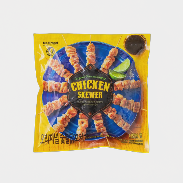 노브랜드 오리지널숯불닭꼬치 560g(냉동) 1개 밀키트 간식 저녁 캠핑