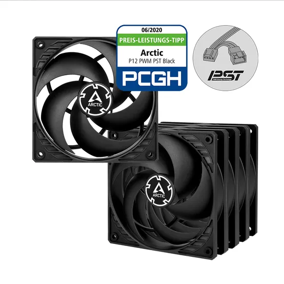 ARCTIC P12 PWM PST VALUE PACK 아틱 케이스 시스템 쿨러 Rev.4