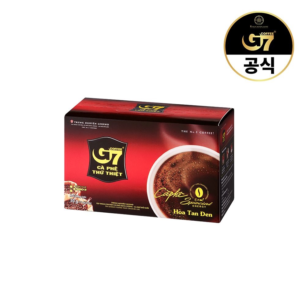 [Trung Nguyen Group Corp.][오늘출발] G7 커피 G7 베트남 블랙커피 2g 15개입 베트남PKG 내수용