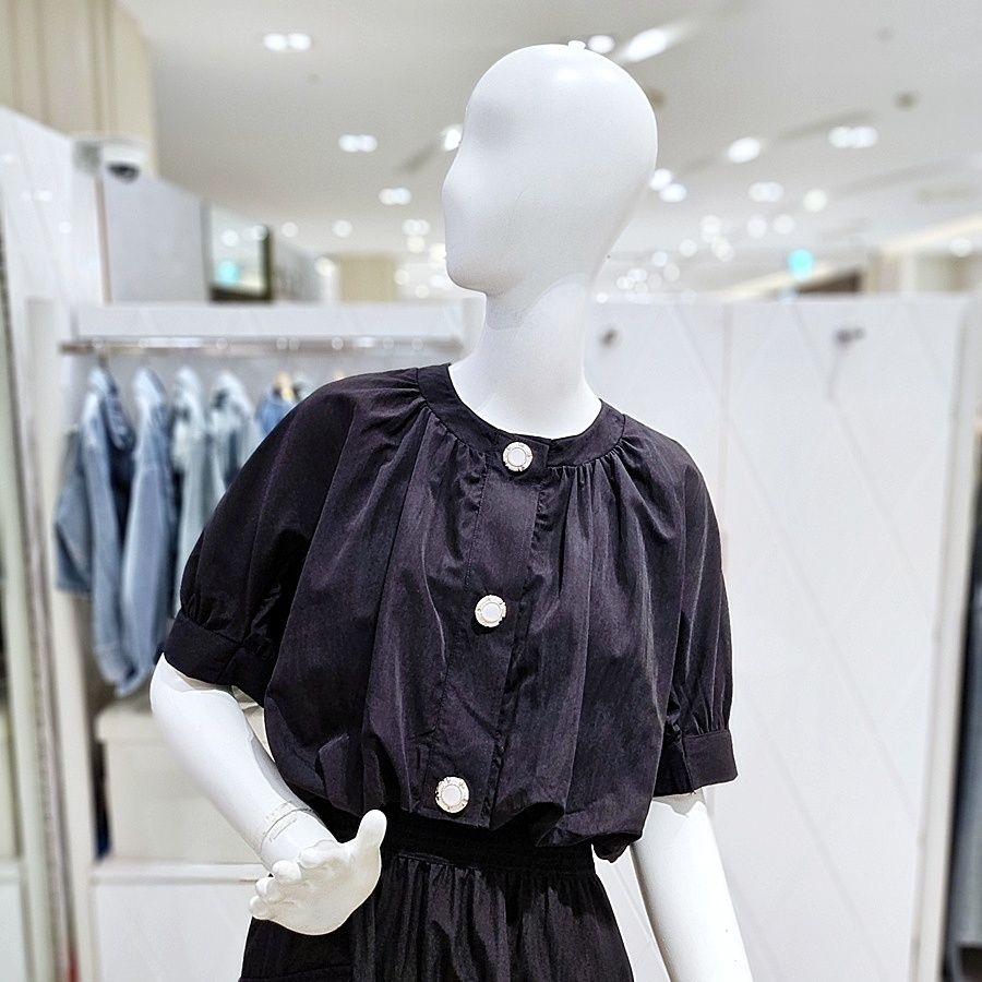 밸리걸 [AK원주점] [밸리걸] 라운드 셔링 포인트 벌룬소매 자켓 225740