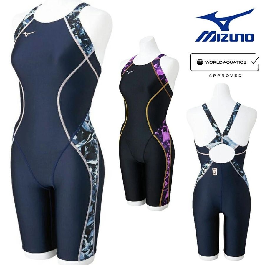 미즈노 여성 경기용 수영복 ST Lala 마스터즈백 FINA WA 인증 N2MGC747