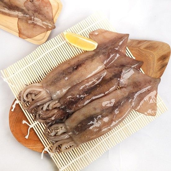 [미식한가] 원양산 냉동 손질 통오징어 (팩당 350g 내외) 2미 x 5팩