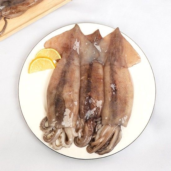 [미식한가] 원양산 냉동 손질 통오징어 (팩당 350g 내외) 2미 x 3팩